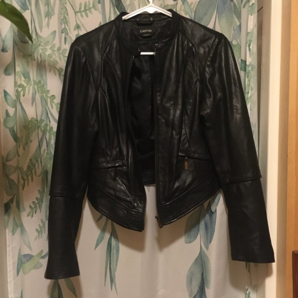 Bebe soft leather jacket
